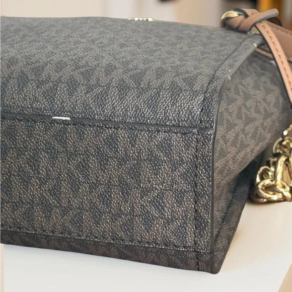 NWT Authentic Michael Kors Graham North South Signature Crossbody Bag - Picture 6 of 15